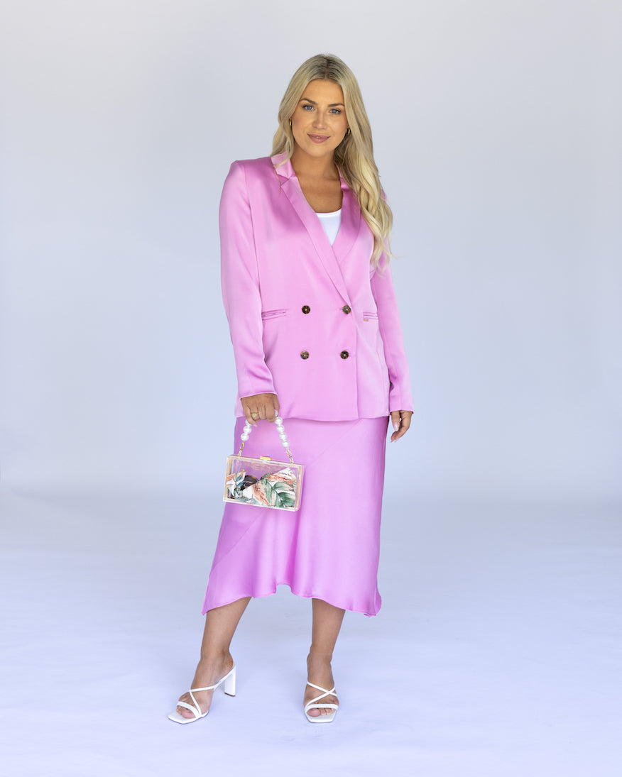 Mohair Blush Pink Jacket