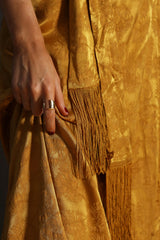 Leia Wrap Dress - Gold