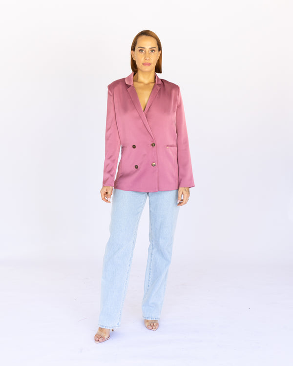Coco Tailored Jacket - Rose Pink