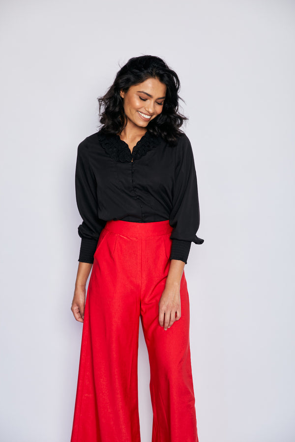 Gloria Blouse - Black